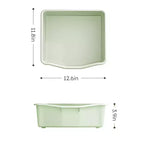 Organizzatore Portagiochi per Bambini, Scaffale a 3 Ripiani con 6 Contenitori – Grigio / Verde / Rosa / Giallo