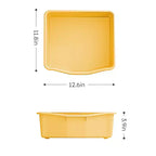 Organizzatore Portagiochi per Bambini, Scaffale a 3 Ripiani con 6 Contenitori – Grigio / Verde / Rosa / Giallo
