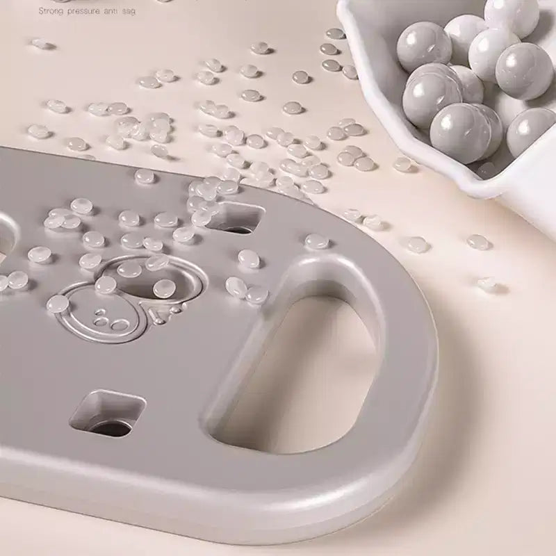 Organizzatore Portagiochi per Bambini, Scaffale a 3 Ripiani con 6 Contenitori – Grigio / Verde / Rosa / Giallo
