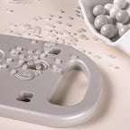 Organizzatore Portagiochi per Bambini, Scaffale a 3 Ripiani con 6 Contenitori – Grigio / Verde / Rosa / Giallo