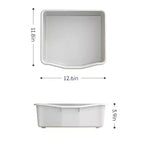 Organizzatore Portagiochi per Bambini, Scaffale a 3 Ripiani con 6 Contenitori – Grigio / Verde / Rosa / Giallo