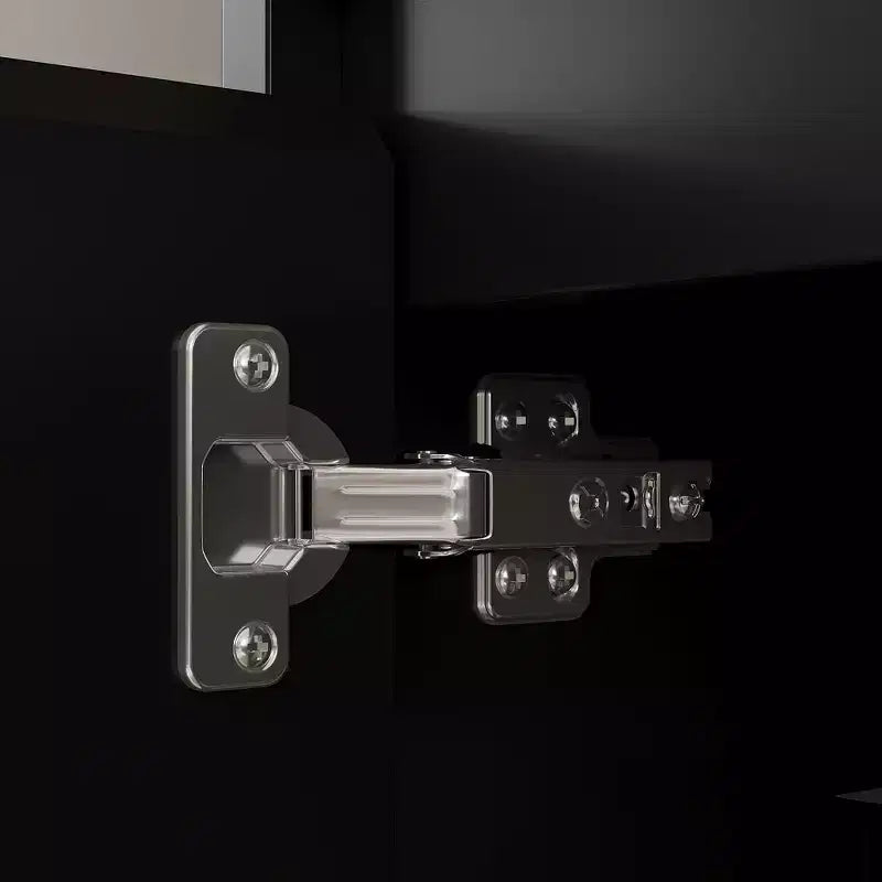 Mobile TV nero allungabile con luci LED RGB, 2 ante e 2 cassetti, adatto per TV fino a 80"