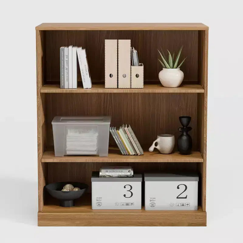 Libreria aperta senza ante, in legno, mobile contenitore singolo