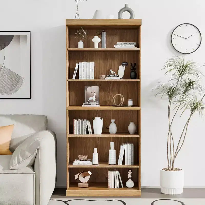 Libreria aperta senza ante, in legno, mobile contenitore singolo