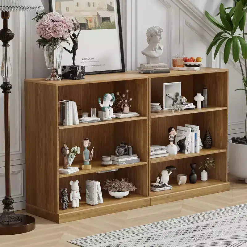 Libreria aperta senza ante, in legno, mobile contenitore singolo