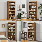 Libreria aperta senza ante, in legno, mobile contenitore singolo
