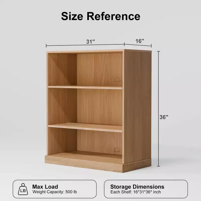 Libreria aperta senza ante, in legno, mobile contenitore singolo