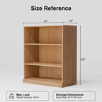Libreria aperta senza ante, in legno, mobile contenitore singolo