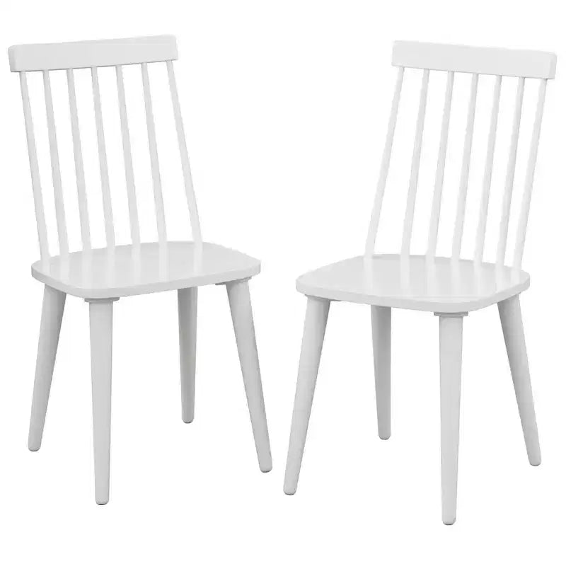 Set tavolo da pranzo rettangolare naturale/bianco, 6 posti, 7 pezzi