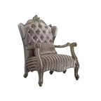 Poltrona reclinabile elettrica in velluto color avorio/bianco osso da 84 cm, 1 posto