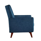 Poltrona reclinabile manuale avorio/senape/blu marino per 1