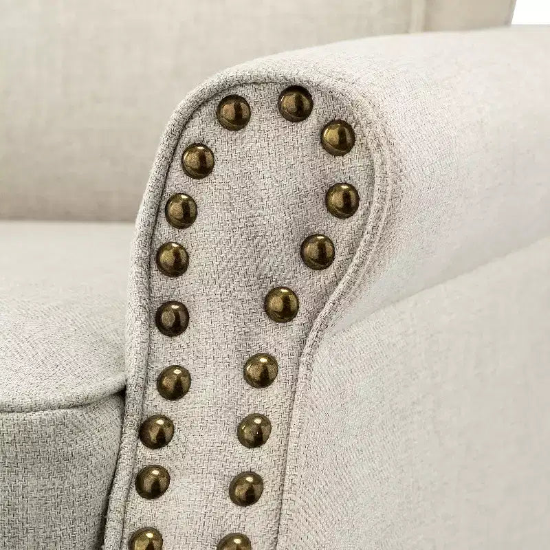 Poltrona d'accento imbottita con braccioli, set da 2 (1 posto)